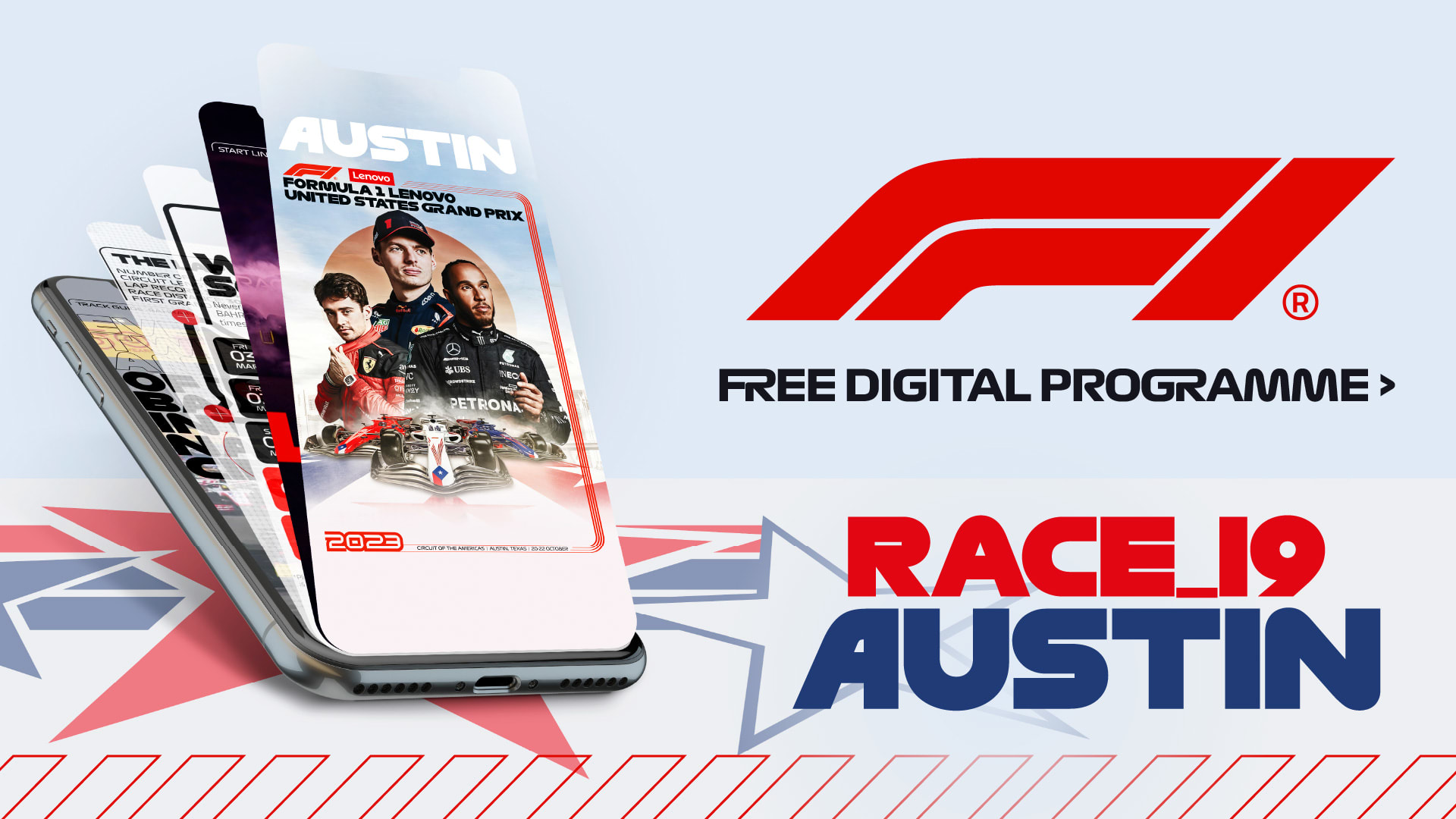 FORMULA 1 LENOVO UNITED STATES GRAND PRIX 2023 free digital race programme Formula 1®